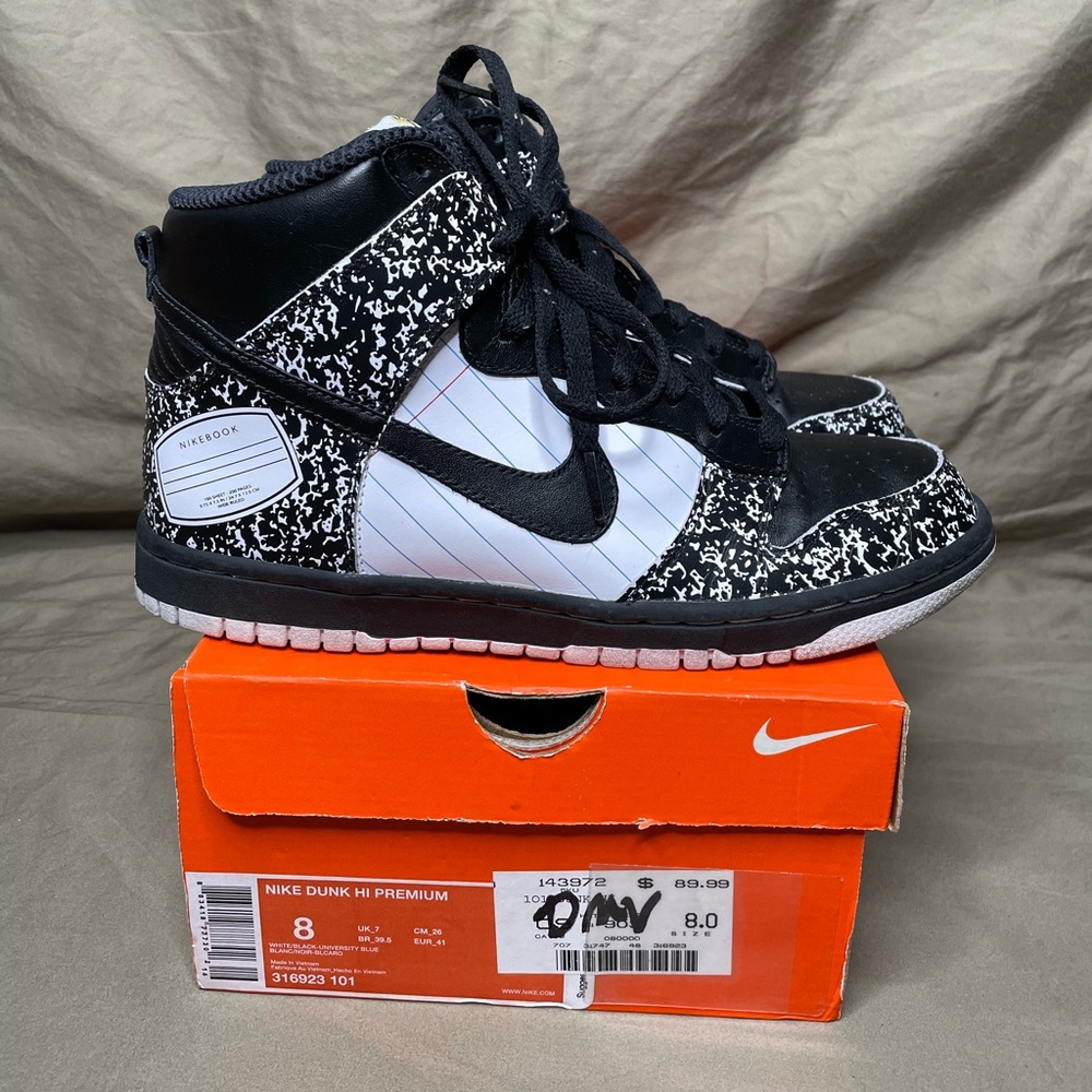 Nike Dunks High Nikebook